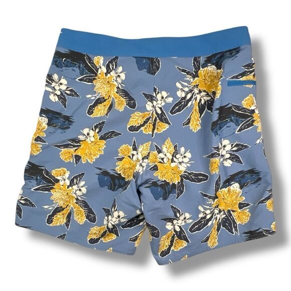 Patagonia Wavefarer Hawaiian Boardshort Size 35 - Picture 4 of 6
